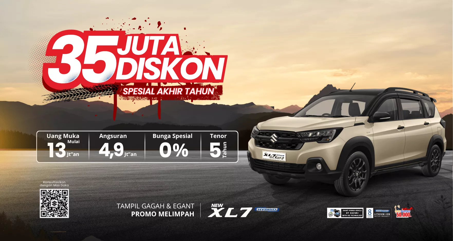 PROMO SPESIAL AKHIR TAHUN SUZUKI XL7 DI BATAM DENGAN MAS DAKA